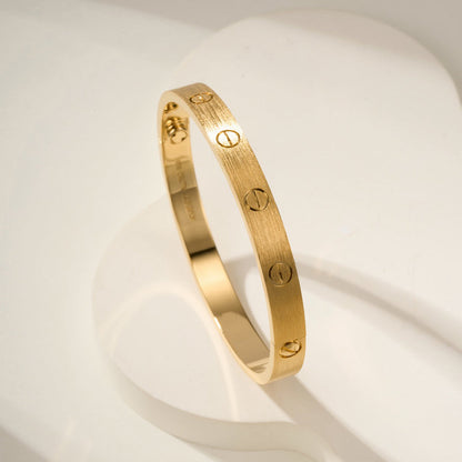 [⭐Renara]LOVE BRACELET 6.1MM BRUSHED