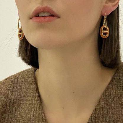 [⭐Renara]HM O'MAILLON GOLD EARRINGS