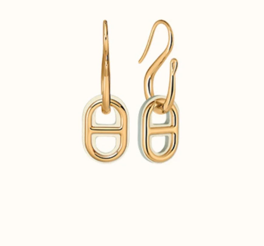 [⭐Renara]HM O'MAILLON GOLD EARRINGS