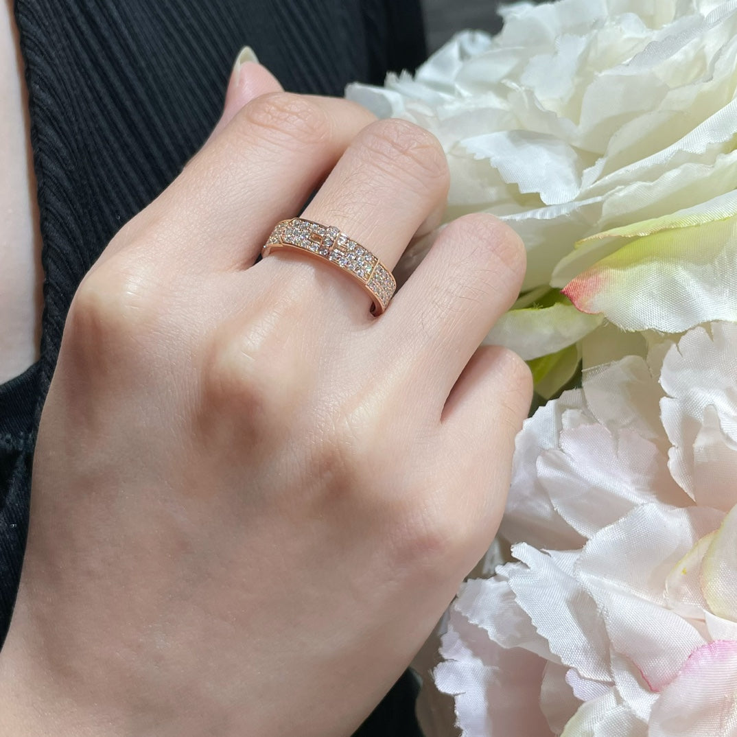 [⭐Renara]KELLY PINK GOLD DIAMOND RING