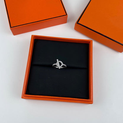 [⭐Renara]ECHAPPEE RING SILVER DIAMOND