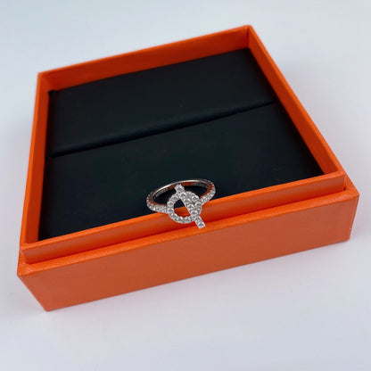 [⭐Renara]ECHAPPEE RING SILVER DIAMOND