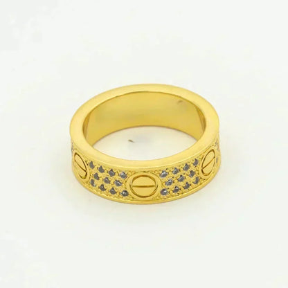 [⭐Renara]LOVE RING 5.5MM DIAMONDS PAVED