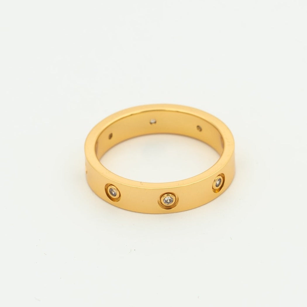 [⭐Renara]LOVE RING 3.6MM 8 DIAMONDS