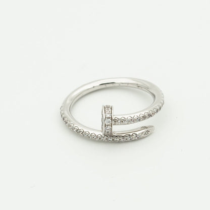 [⭐Renara]JUSTE RING 1.8MM SILVER DIAMONDS
