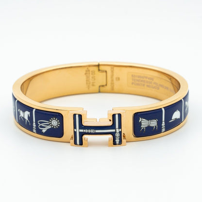 [⭐Renara]H BRACELET BLUE CERAMIC
