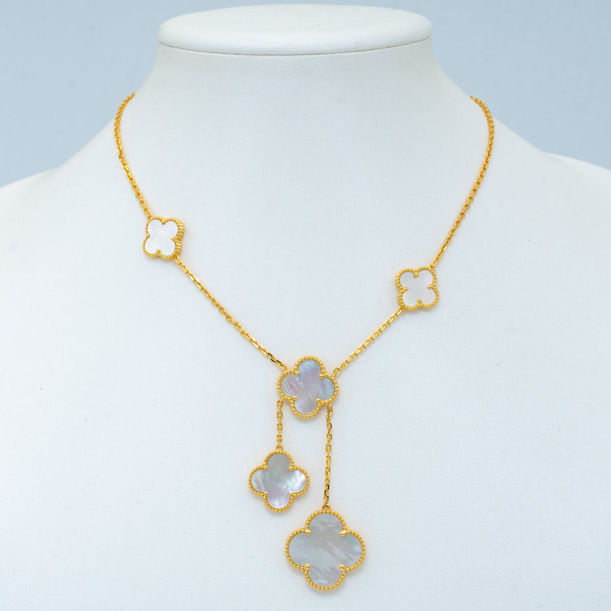 [⭐Renara]CLOVER MOTHER OF PEARL NECKLACE 6 MOTIF