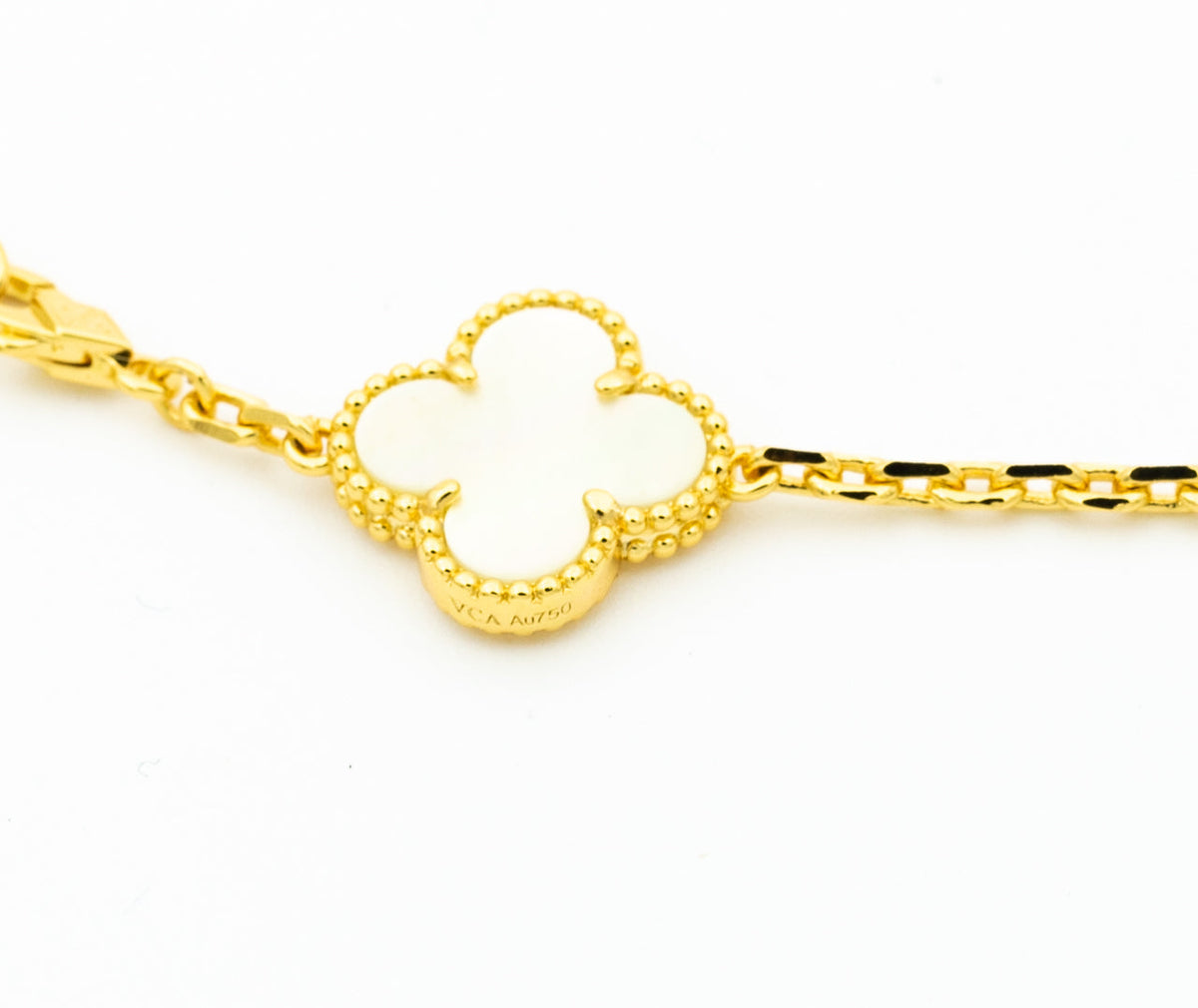 [⭐Renara]CLOVER BRACELET 5 MOTIFS ONYX MOP