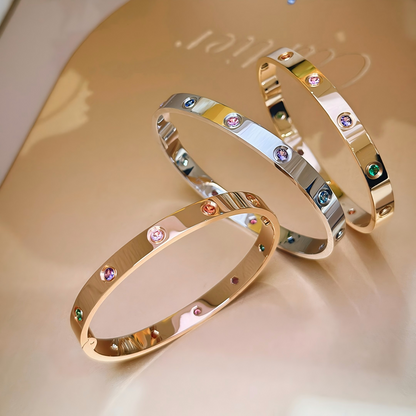 [⭐Renara] 2026 RAINBOW LOVE BRACELET 6.1MM  10 DIAMONDS