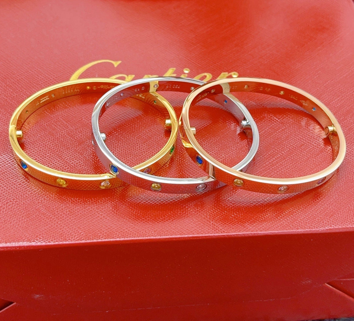 [⭐Renara] 2026 RAINBOW LOVE BRACELET 6.1MM  10 DIAMONDS