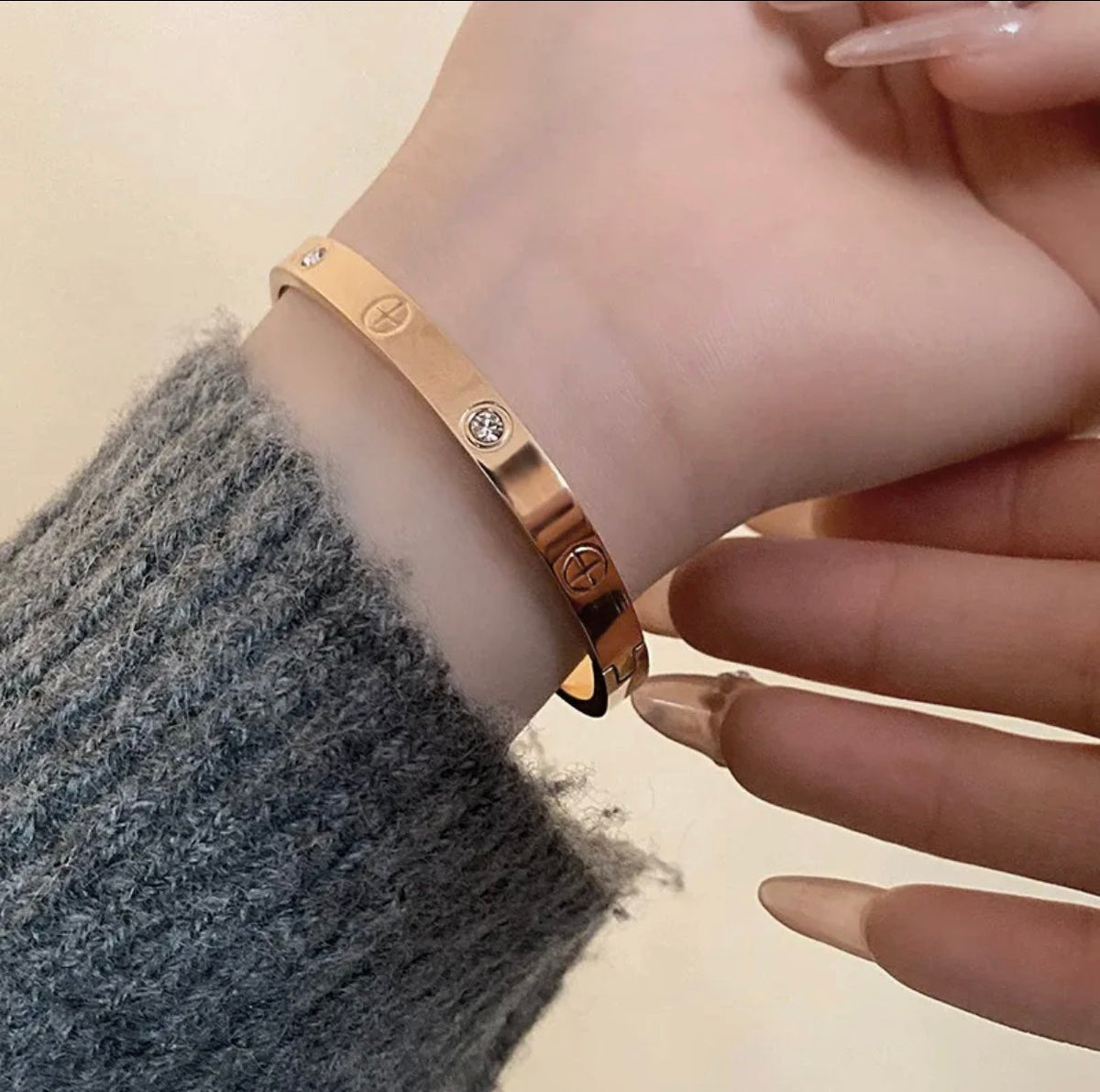 [⭐Renara] 2026 RAINBOW LOVE BRACELET 6.1MM  10 DIAMONDS