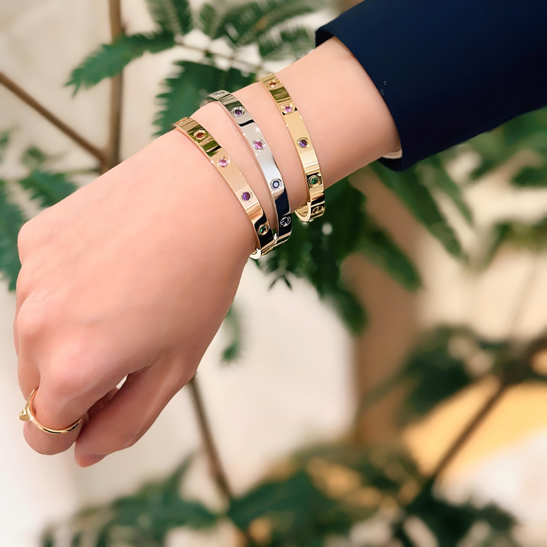 [⭐Renara] 2026 RAINBOW LOVE BRACELET 6.1MM  10 DIAMONDS