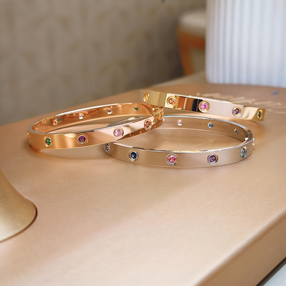 [⭐Renara] 2026 RAINBOW LOVE BRACELET 6.1MM  10 DIAMONDS
