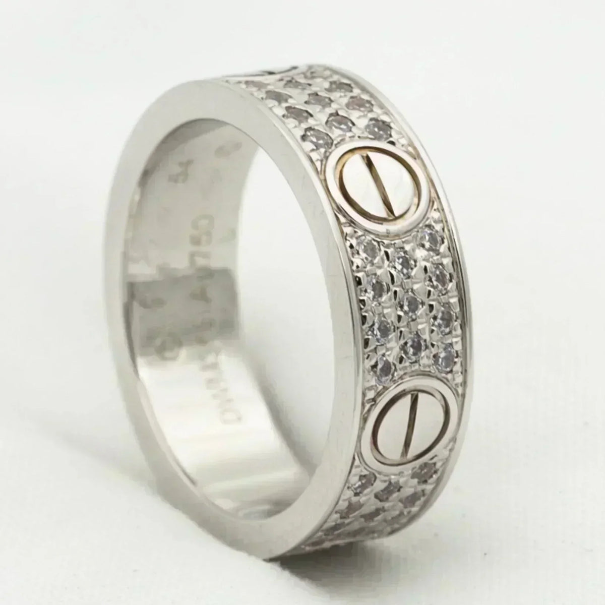 [⭐Renara]LOVE RING 5.5MM DIAMONDS PAVED