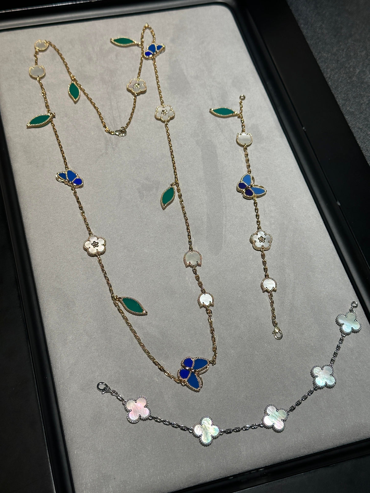 [⭐Renara] 26 NEW CLOVER 15 MOTIFS LUCKY NECKLACE