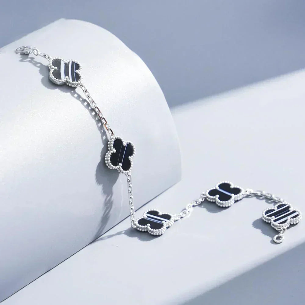 [⭐Renara] CLOVER 5 MOTIF PULSAR STONE BRACELET COLLECTION