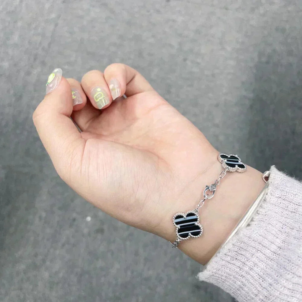 [⭐Renara] CLOVER 5 MOTIF PULSAR STONE BRACELET COLLECTION