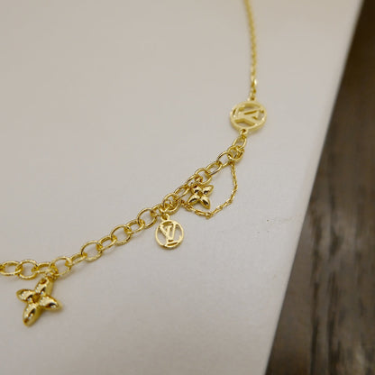 [⭐Renara]BLOOMING SUPPLE NECKLACE BRASS