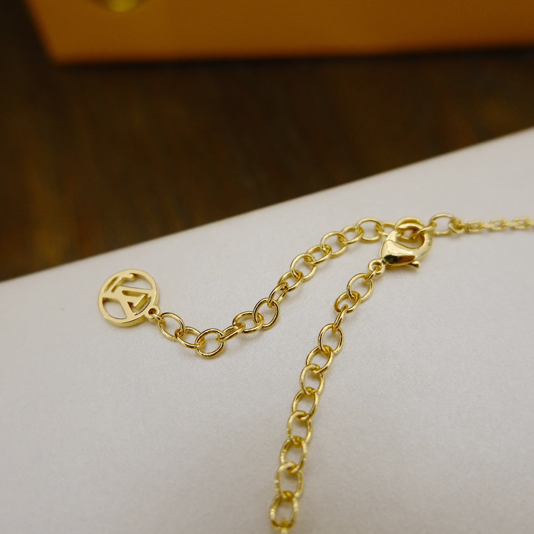 [⭐Renara]BLOOMING SUPPLE NECKLACE BRASS