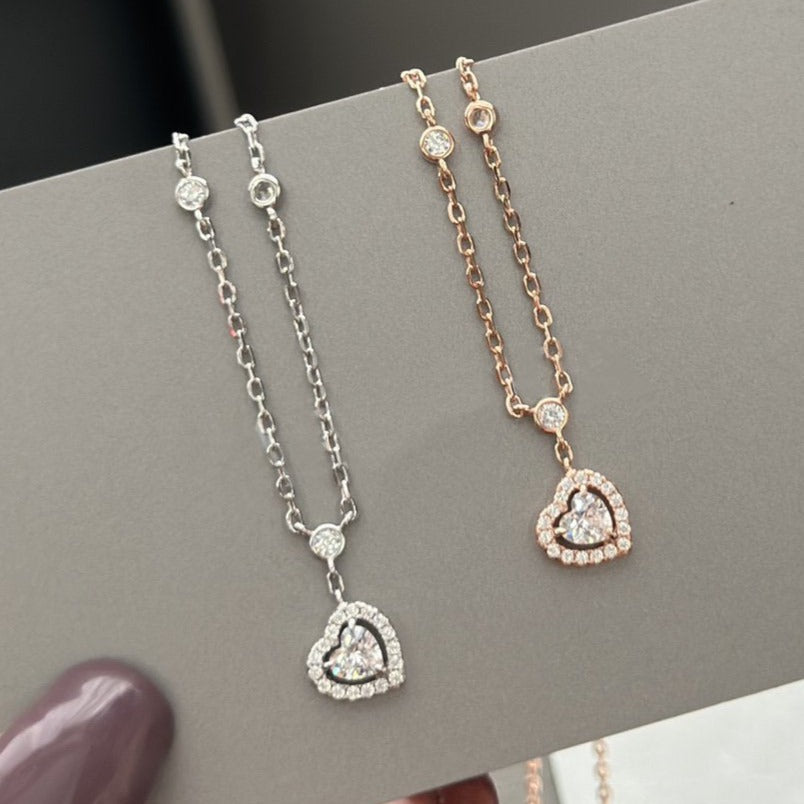 [⭐Renara]JOY HEART DIAMOND NECKLACE