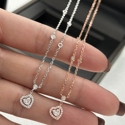 [⭐Renara]JOY HEART DIAMOND NECKLACE