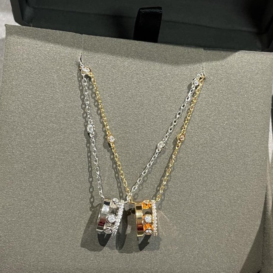 [⭐Renara]CHAIN MOVE ROMANE PEDAND NECKLACE
