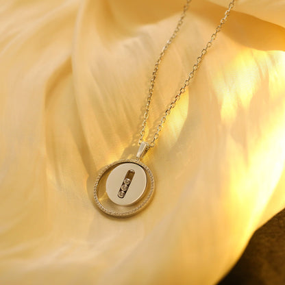 [⭐Renara]Demo MOVE MM SILVER DIAMOND NECKLACE