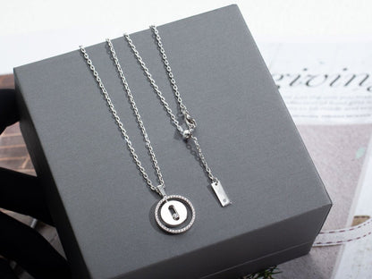 [⭐Renara]Demo MOVE PM NECKLACE SILVER DIAMOND