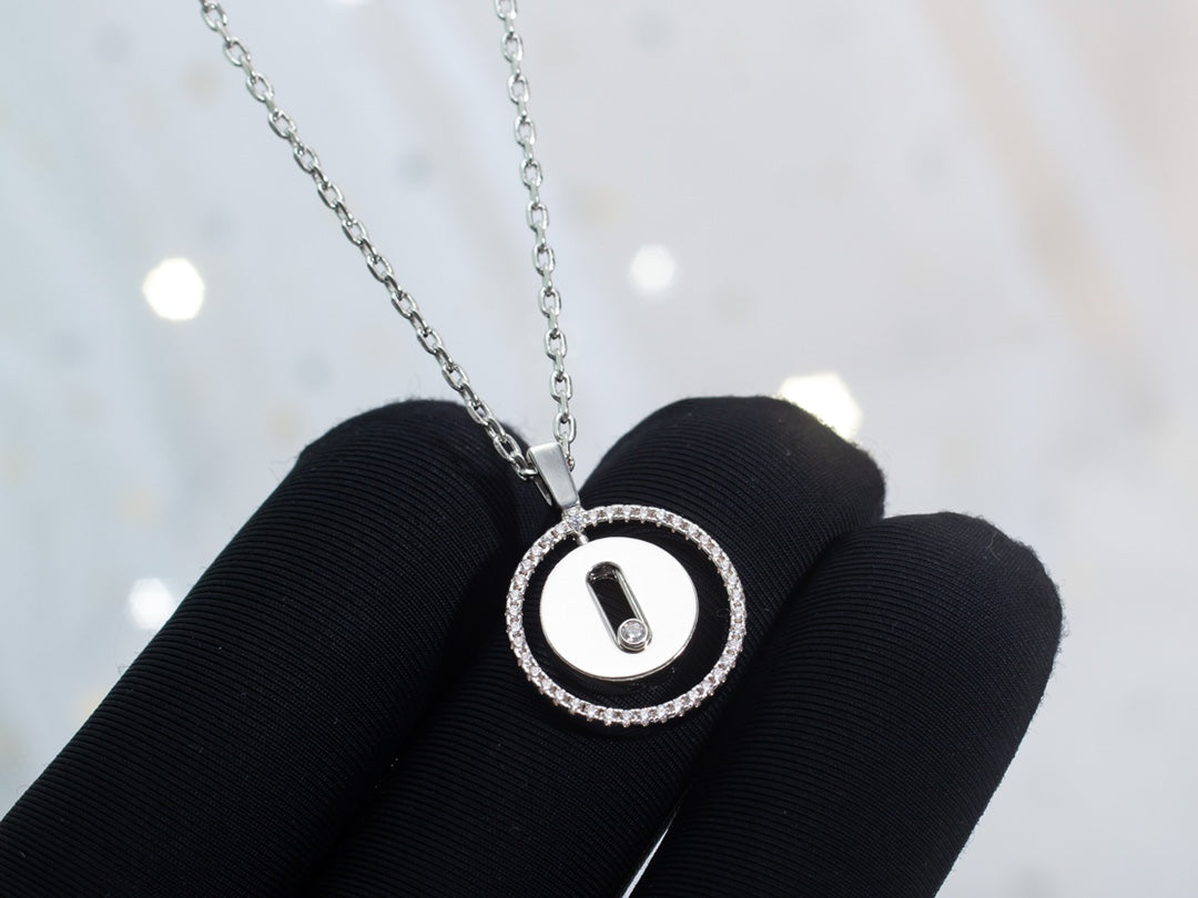 [⭐Renara]Demo MOVE PM NECKLACE SILVER DIAMOND