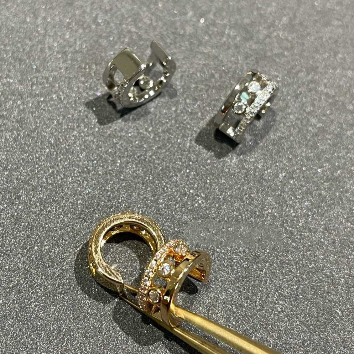 [⭐Renara]MOVE ROMANE EARRINGS DIAMOND
