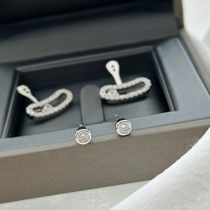 [⭐Renara]MOVE UNO SILVER DIAMOND EARRINGS