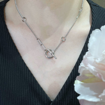 [⭐Renara]HM STERLING CHAINE D'ANCRE HEART