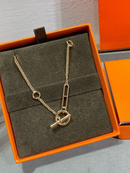 [⭐Renara]HM STERLING CHAINE D'ANCRE HEART