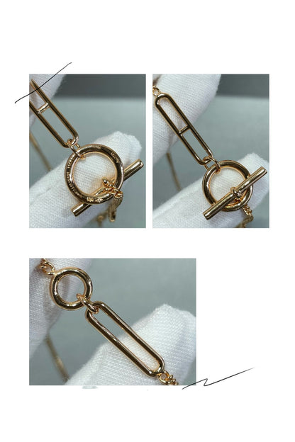 [⭐Renara]HM STERLING CHAINE D'ANCRE HEART