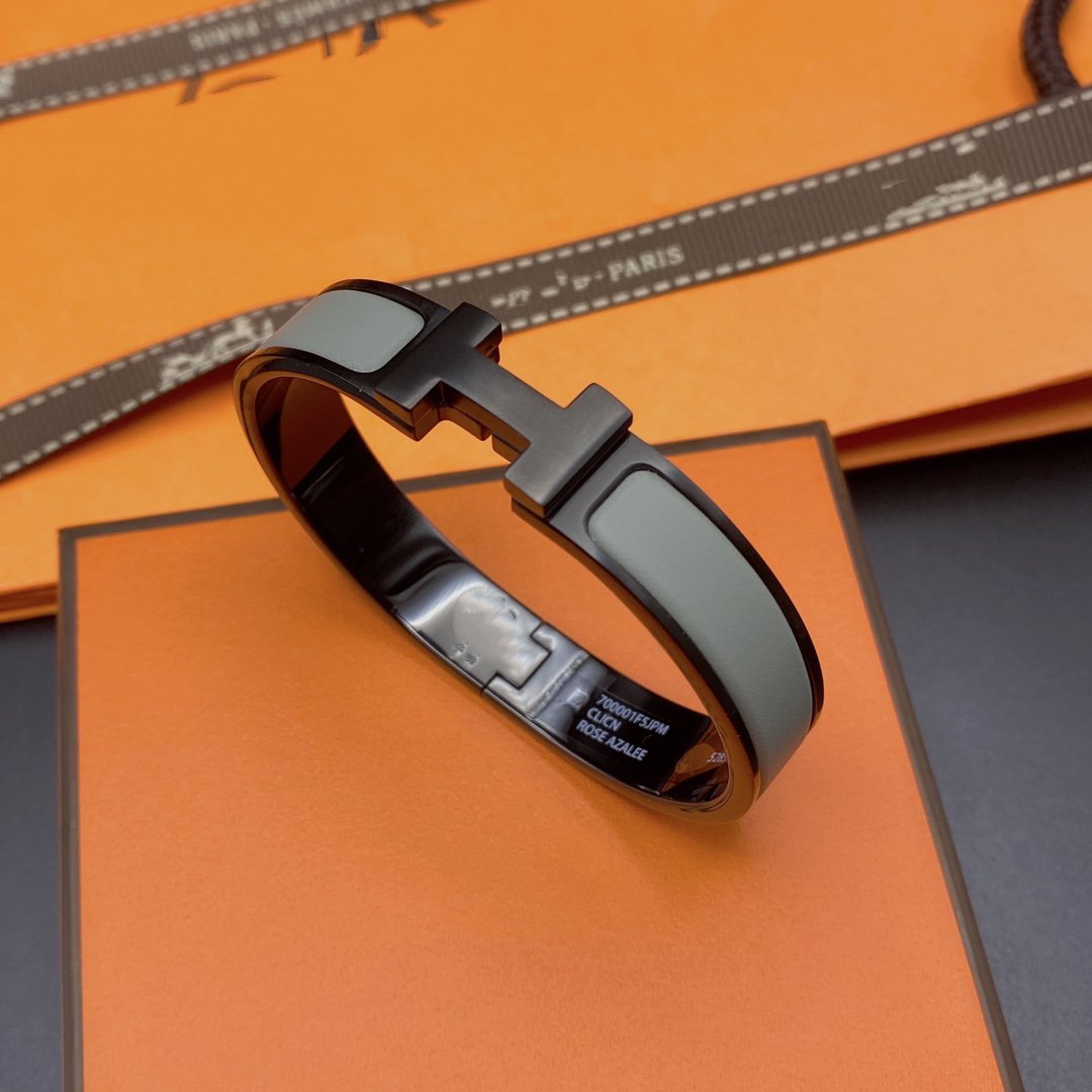 [⭐Renara]CLIC HM SO BLACK GREY BRACELET