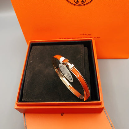 [⭐Renara]CLASSIC HM CLIC RED 8MM ENAMEL BRACELET