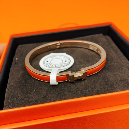 [⭐Renara]CLASSIC HM CLIC RED 8MM ENAMEL BRACELET