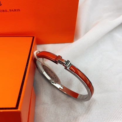 [⭐Renara]CLASSIC HM CLIC RED 8MM ENAMEL BRACELET