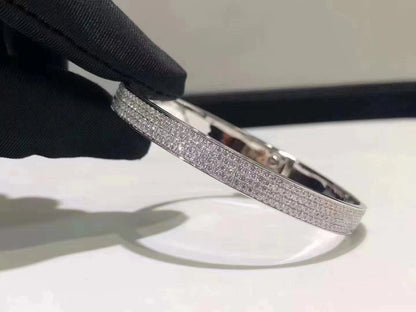 [⭐Renara]HM KELLY BRACELET IN SILVER AND FULL PAVE DIAMOND