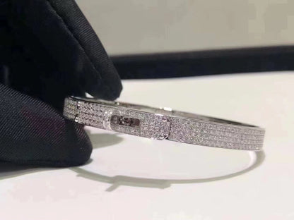 [⭐Renara]HM KELLY BRACELET IN SILVER AND FULL PAVE DIAMOND