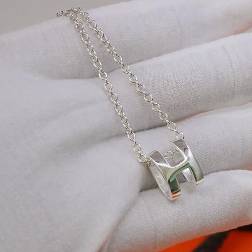 [⭐Renara]HM NECKLACE H LETTER OVAL SERIES
