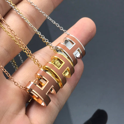 [⭐Renara]H NECKLACE BROWN