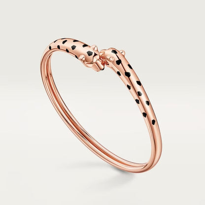 [⭐Renara]PANTHERE DOUBLE HEADED OPEN BRACELET