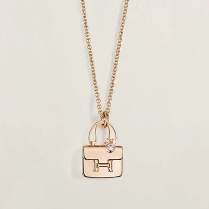 [⭐Renara]AMULETTE PEDANT ROSE GOLD NECKLACE