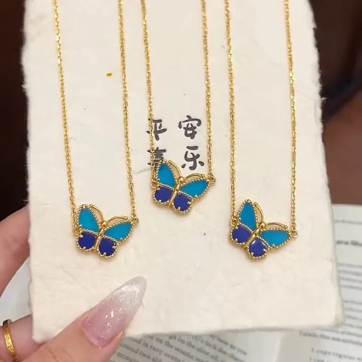 [⭐Renara]  2026 NEW LUCKY BUTTERFLY 1 MOTIFS NECKLACE