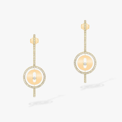 [⭐Renara]Demo MOVE ARROW PINK GOLD DIAMOND EARRINGS