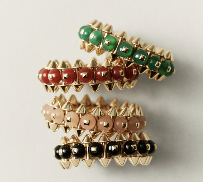 [⭐Renara]CLASH ELEGANT ROSE GOLD RING FEATURING NATURAL AGATE