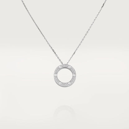 [⭐Renara]LOVE NECKLACE ADJUSTABLE SILVER