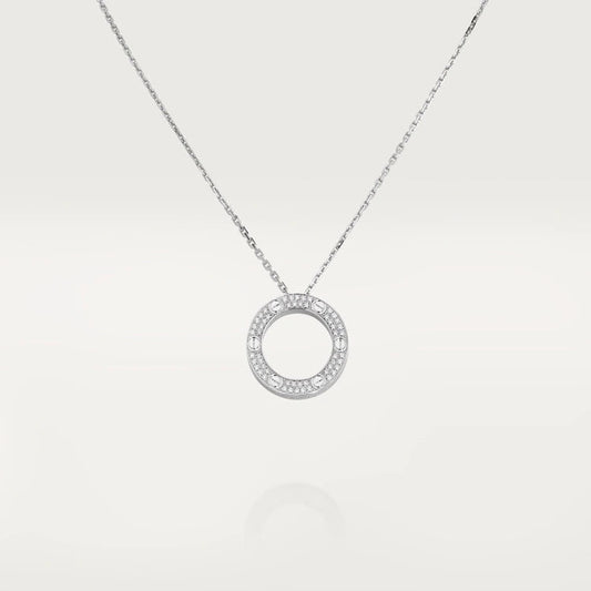 [⭐Renara]LOVE NECKLACE ADJUSTABLE SILVER