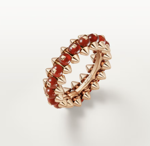 [⭐Renara]CLASH ELEGANT ROSE GOLD RING FEATURING NATURAL AGATE